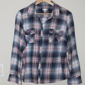 2 for 15$ EUC Plaid cotton shirt